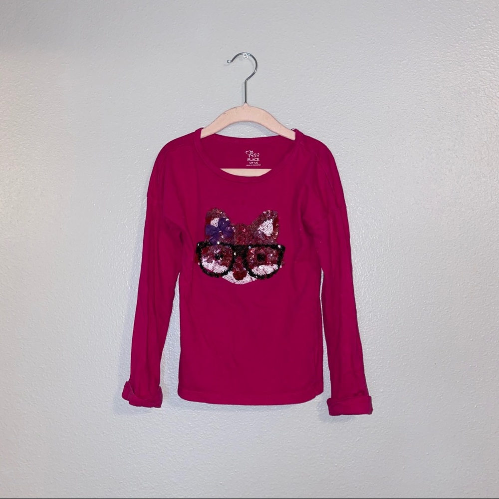 5/$15 Girl’s Sequin Flip Long Sleeve Tee